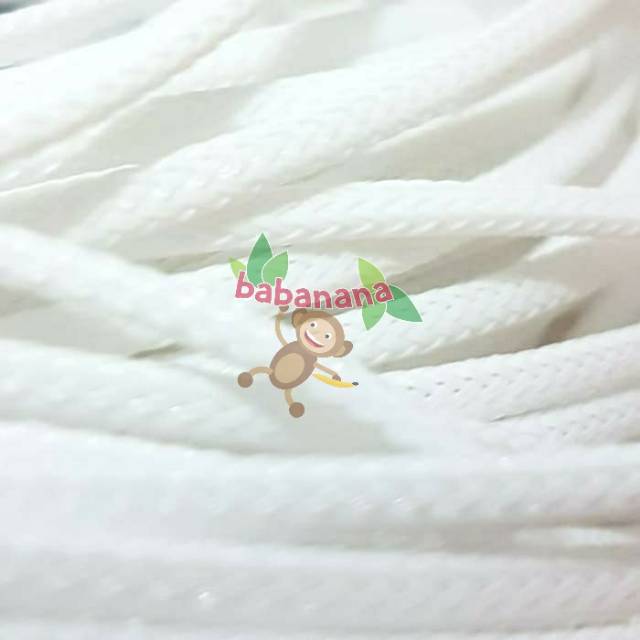 Cable putih 3mm Sleeving flat sleeve kabel 3 mm pembungkus