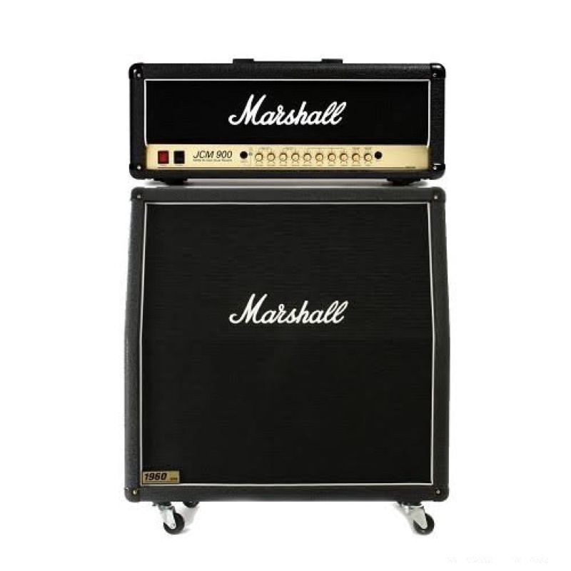 ampli gitar marshall jcm 900 original . head cabinet marshall jcm 900 original