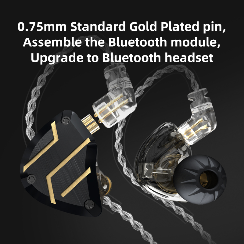 Cca C10 Pro 1dd + 4ba Headset Earphone Earbuds Metal Hybrid Drivers In Ear Hifi Noise Canceling