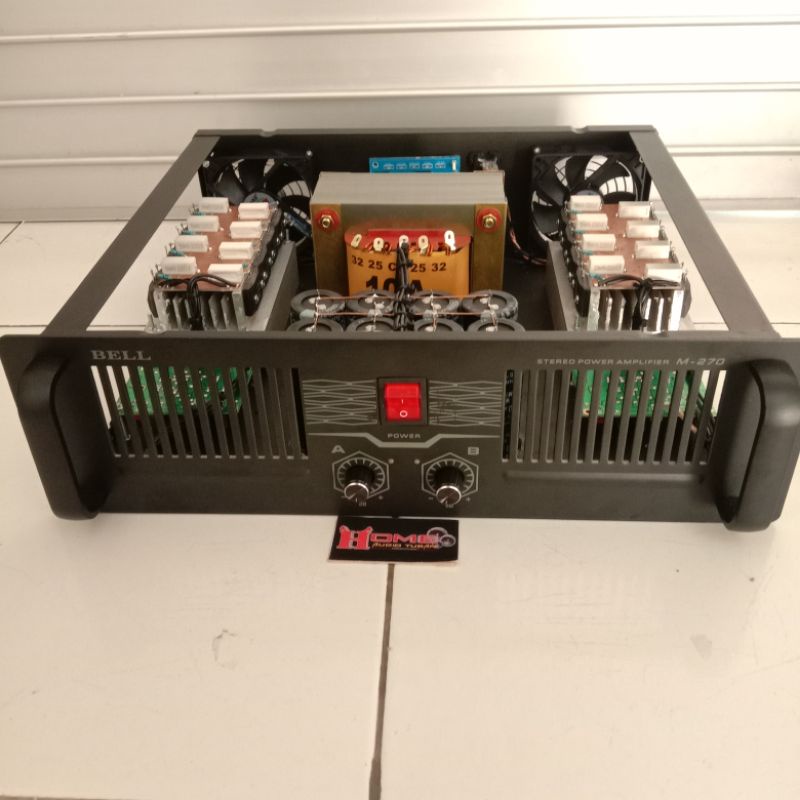 POWER AMPLIFIER  10 AMPERE MURNI STEREO BACA DESKRIPSI