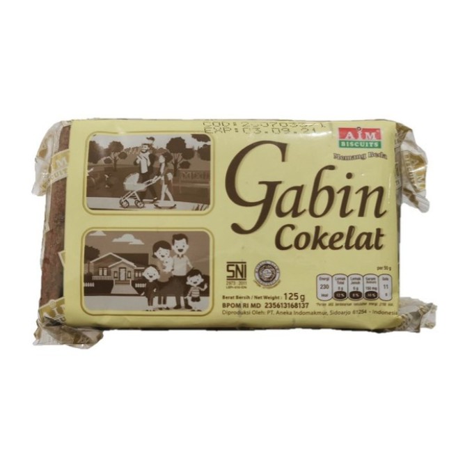 

Snack AIM Biskuit Gabin Cokelat - 125gr