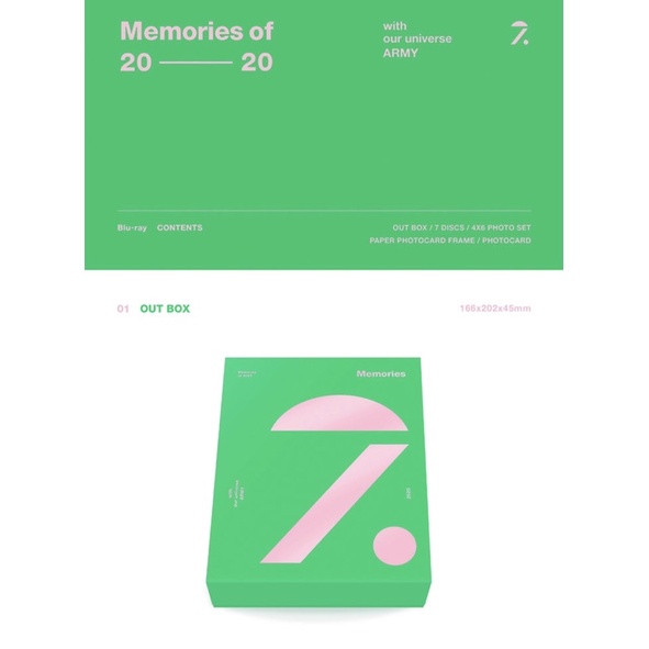 BTS MEMORIES OF 2020 BLURAY - Official