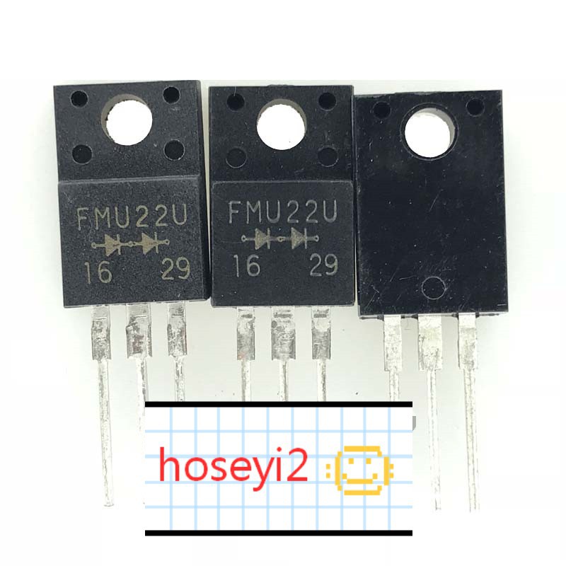 5 Buah Transistor Trioda Fmu22U Fmu-22U Ke-220 Dioda Ultra Cepat Pemulihan Fmu22