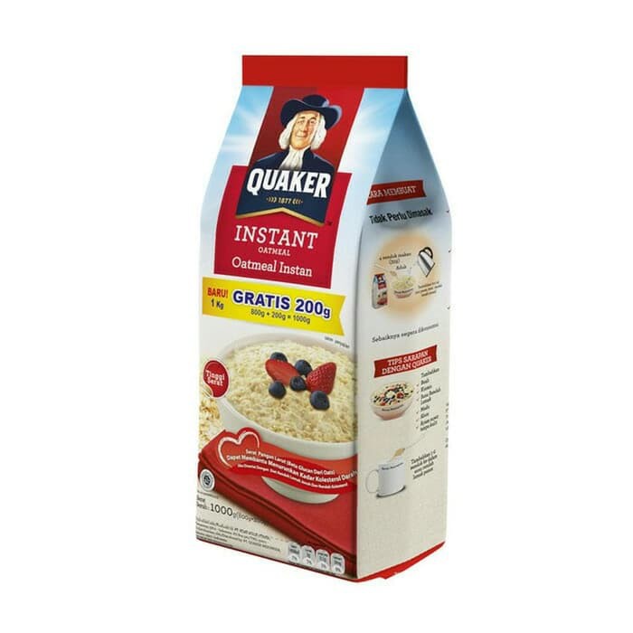 

#HANDCARRY Quaker Instant Oatmeal Refill 800g+200g Free - UFOHCR1582