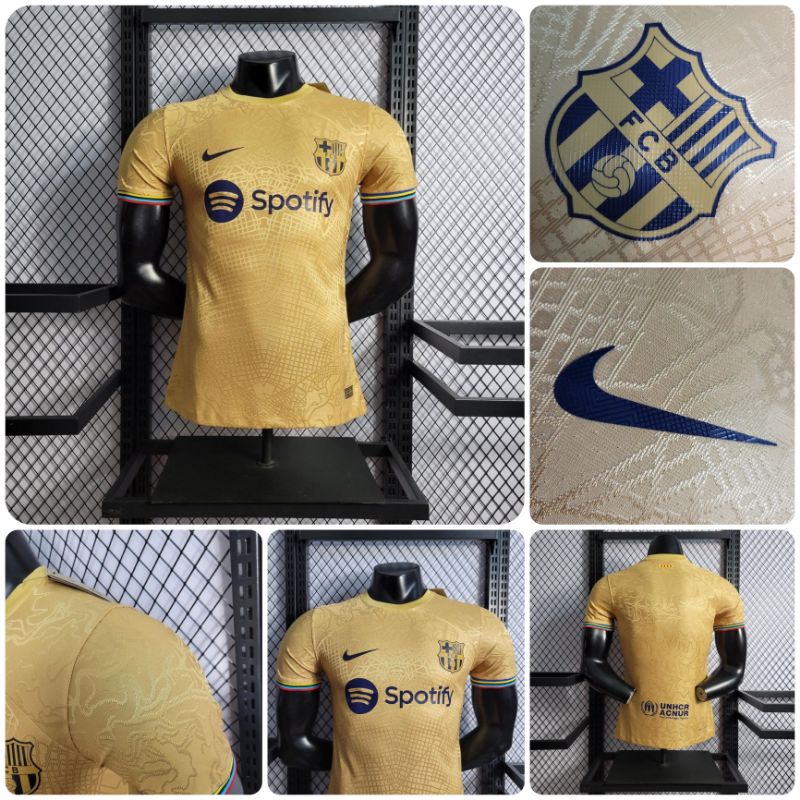 (PLAYER ISSUE) JERSEY BOLA BARCA AWAY DRI-FIT ADV 2022 2023 GRADE ORI IMPORT