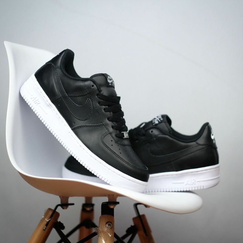 Air force 1 low black black white nike original