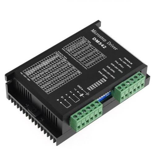 [HAEBOT] Motor Driver Stepper DM542 Nema 17 23 34 CNC 2 Phase Hybrid Mesin Otomasi Feedback Bipolar DC Microstepping Dinamo