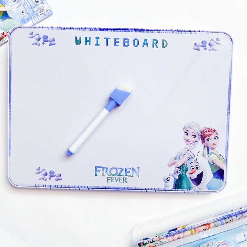 kotak pensil pony / frozen set papan tulis 2in1-3