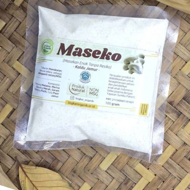 

Maseko kaldu jamur lingkar organik refill