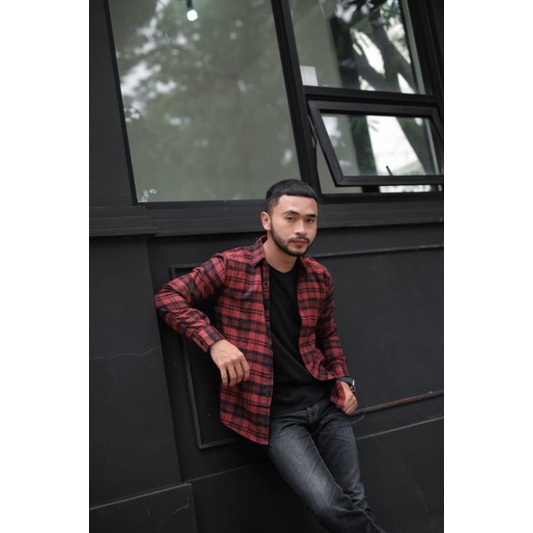 Mubeng X Bleed Limited Kemeja Flannel Code 05