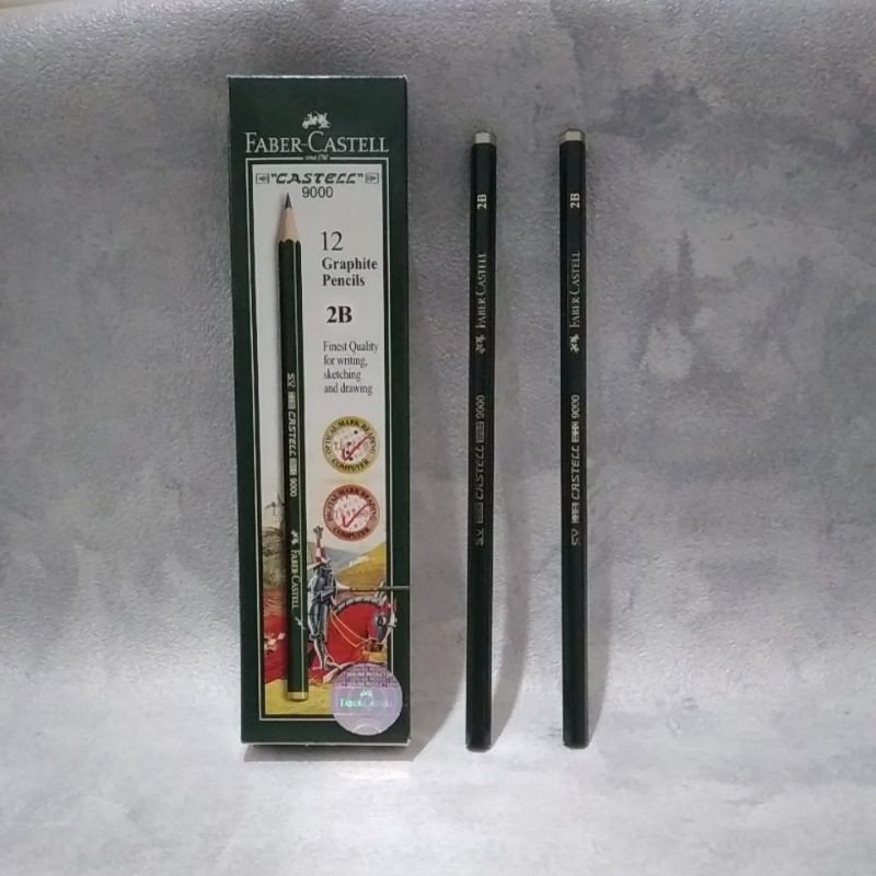 

pensil kayu faber castell 2B