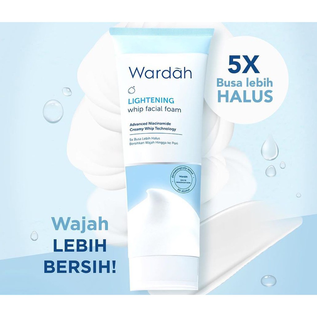 Wardah Lightening Whip Facial Foam