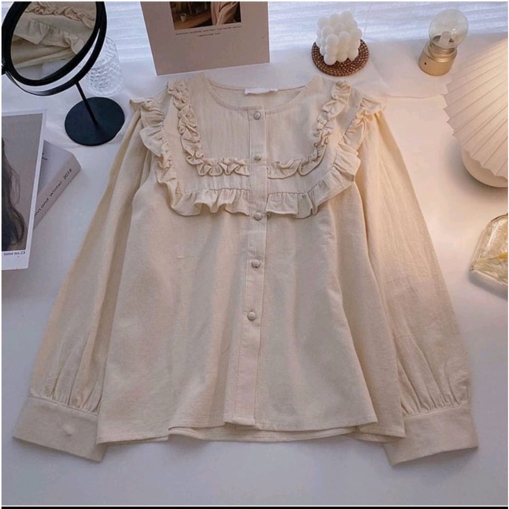 Cila Blouse / Bahan Cringkle Impor / Kemaja Wanita Lebaran / Atasan Blouse Terbaru Top / BAju Tunik Wanita Terbaru