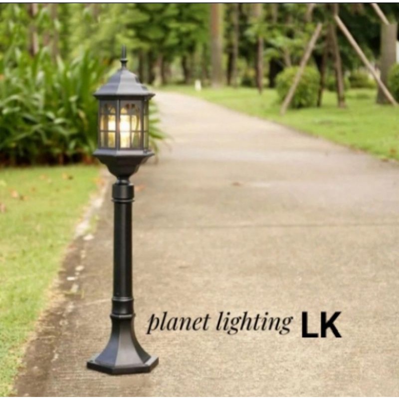 lampu tiang taman outdoor/lampu hias taman 1 kap