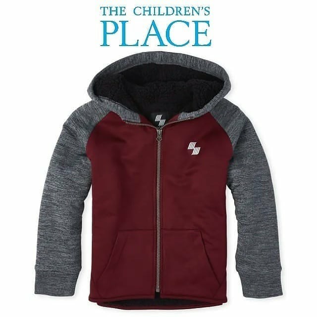 Jaket Outerwear Anak Laki laki Tebal Branded Place Sport Sherpa Lined