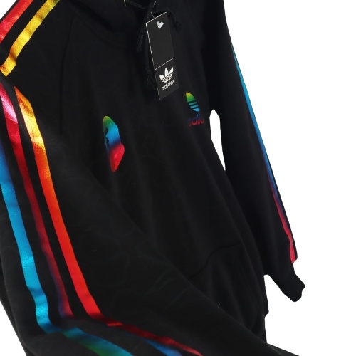 Jaket Sweater Hoodie APE BTHG X ADDS STRIPE RAINBOW – Black Edition Fashion Trendy Casual Pria Good