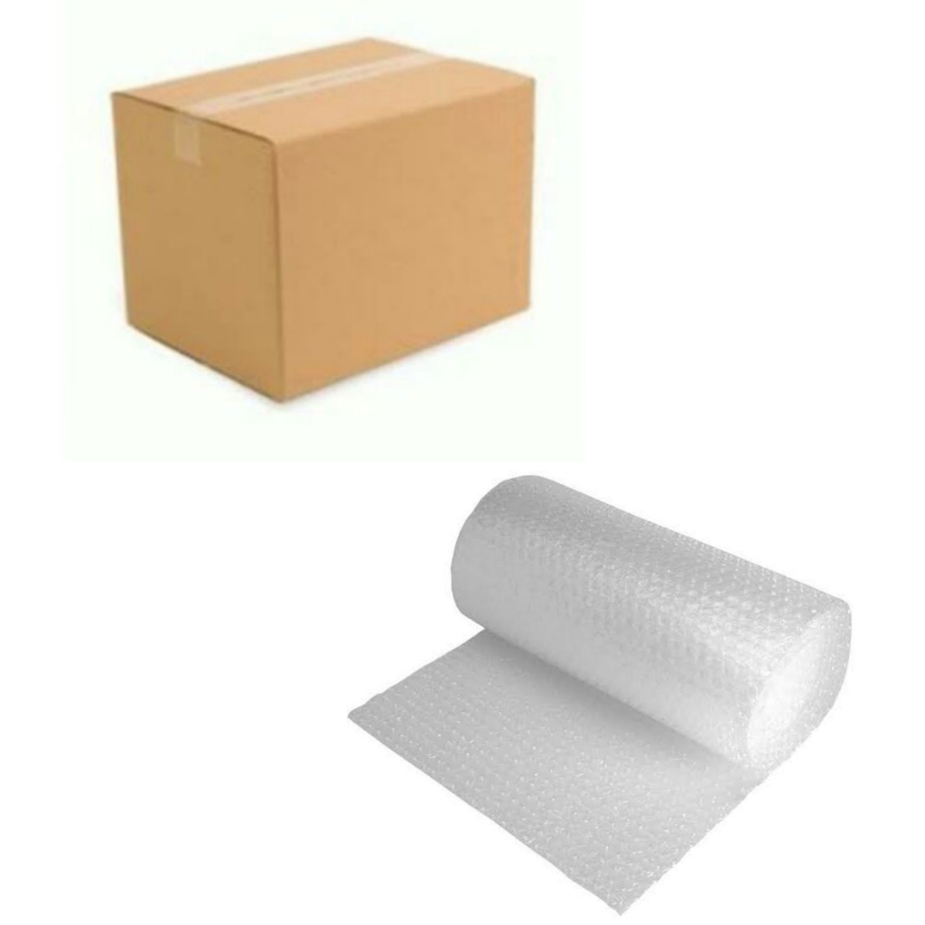 

tambahan bubble wrap dan kardus