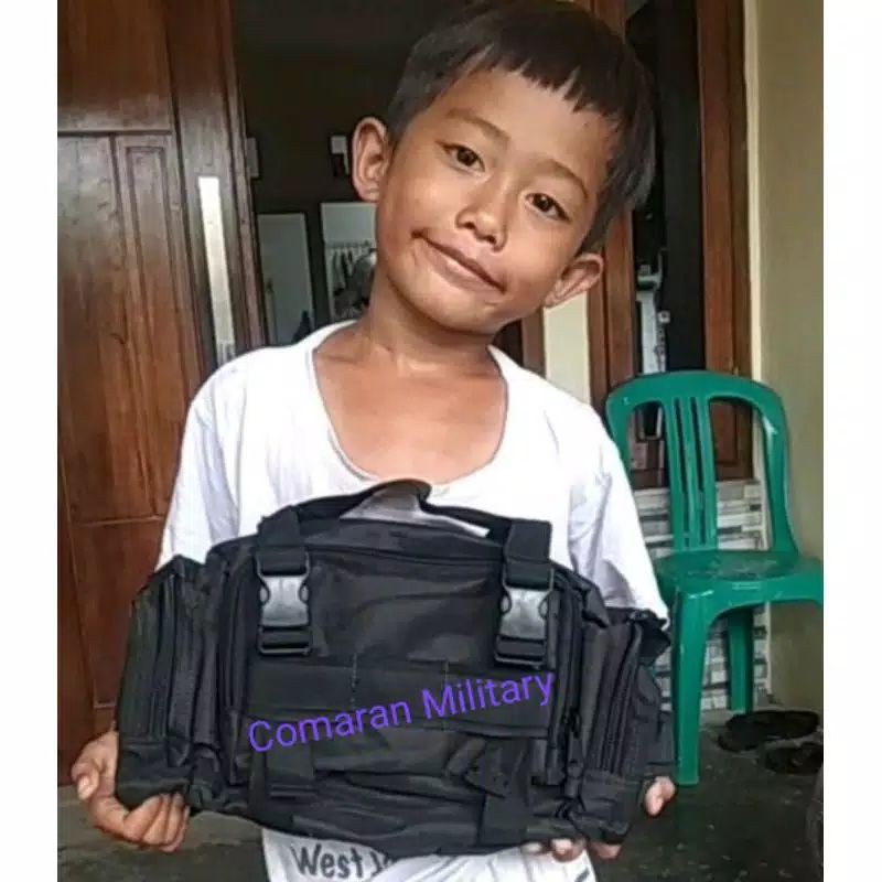 RPM TAS SP HITAM POLOS / TAS SELEMPANG ARMY KOREA TACTICAL