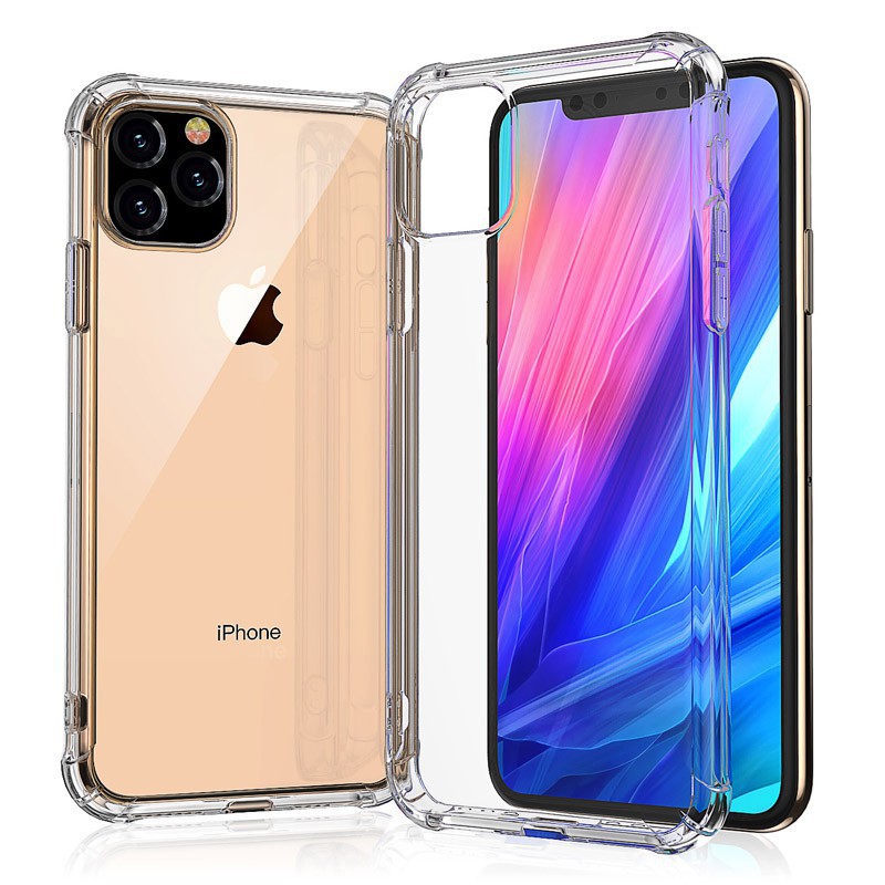 Light Series untuk iPhone 11 Pro Max XS XR XS MAX Casing Case Belakang Bahan TPU Transparant