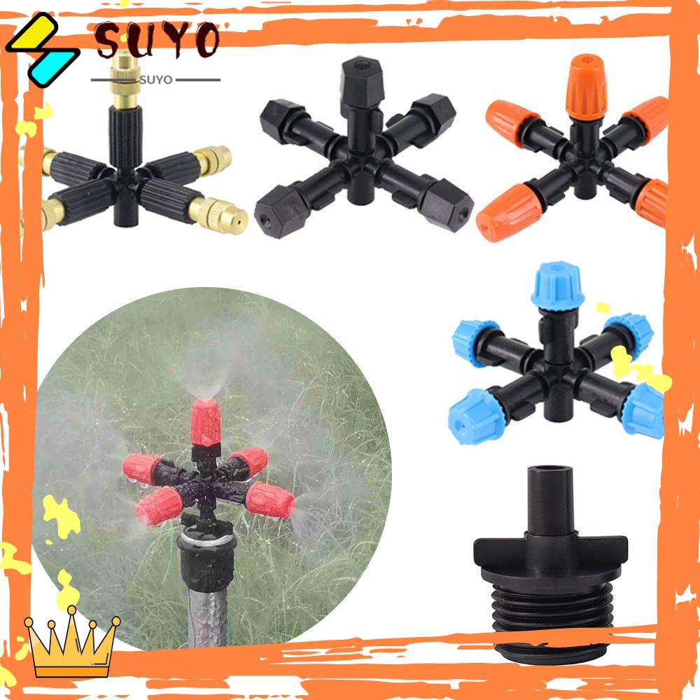 Suyo 6Pcs / Set Nozzle Spray Atomizer Untuk Irigasi Taman