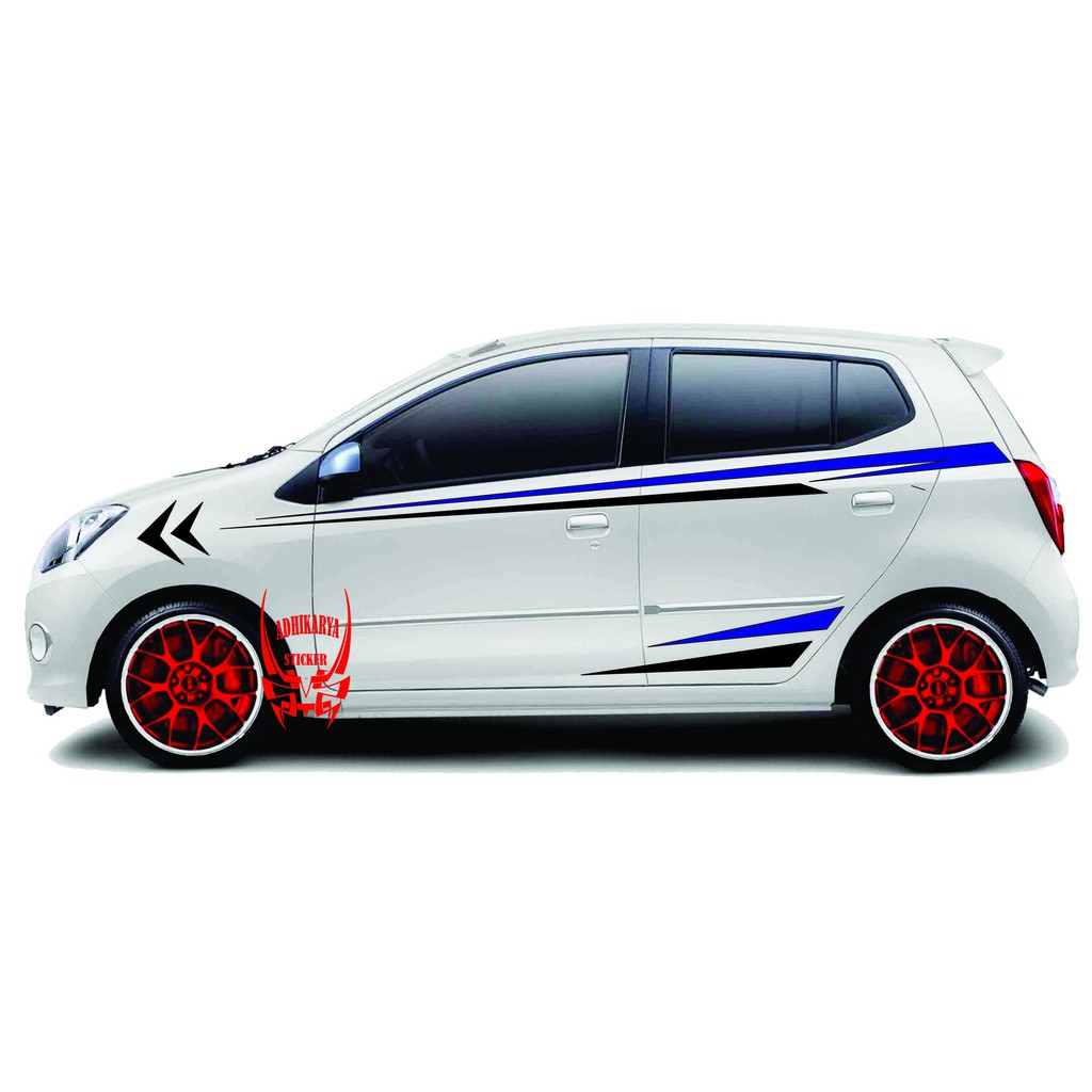 Promo Stiker Mobil Sticker car Striping Avanza xenia Rush Terios Ayla Agya Inova sedan soluna civic