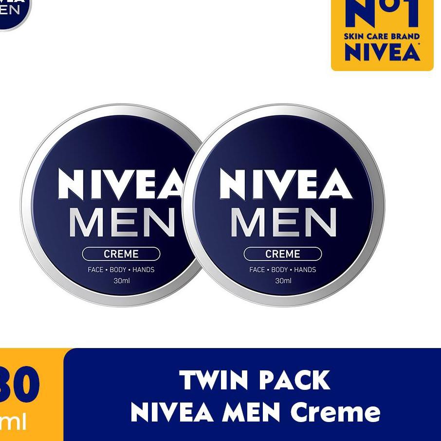 ✶ NIVEA MEN Personal Care Men Creme 30mL Twinpack ♛