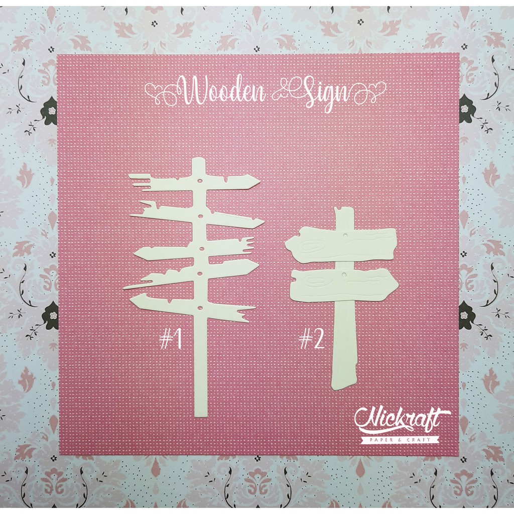 

WOODEN SIGNBOARD - Bahan Scrapbook Papan Kayu