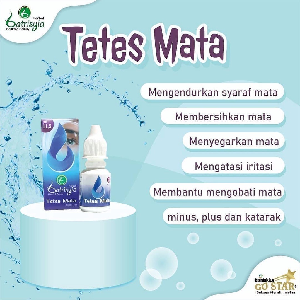 Obat Tetes Mata Batrisyia / Obat Tetes Mata iritasi / Obat Tetes Mata Minus / moistwater
