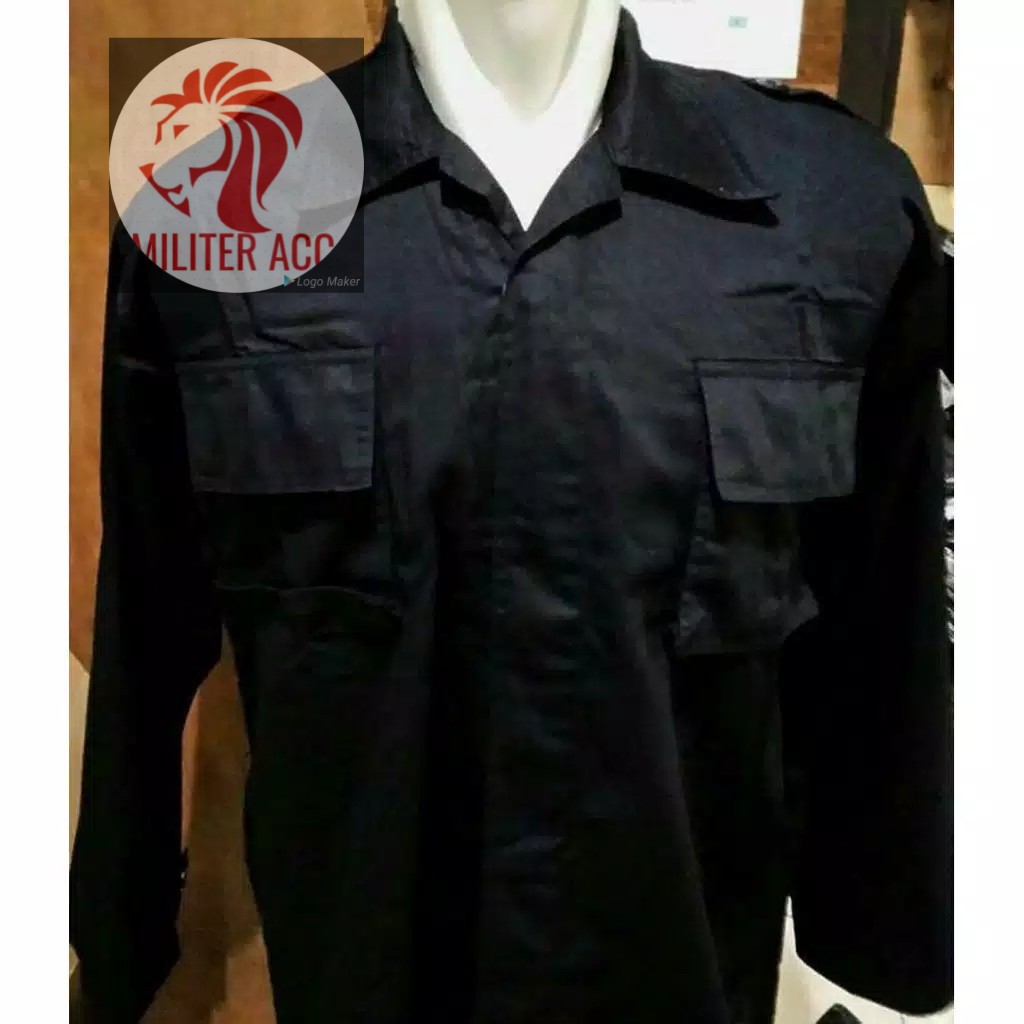 Seragam PDL Hitam - Seragam SECURITY - Satpam - Brimob - Fkppi - Gada Pratama - Gada Madya