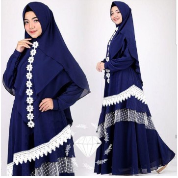 Baju Gamis Muslim Terbaru 2020 2021 Model Baju Pesta Wanita kekinian Bahan maxi Kekinian gaun remaja