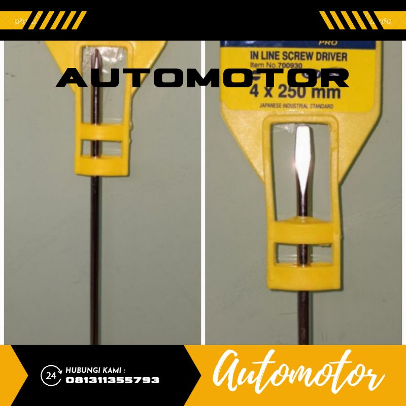 Obeng Lakoni Pro Screw driver Lakoni 10"