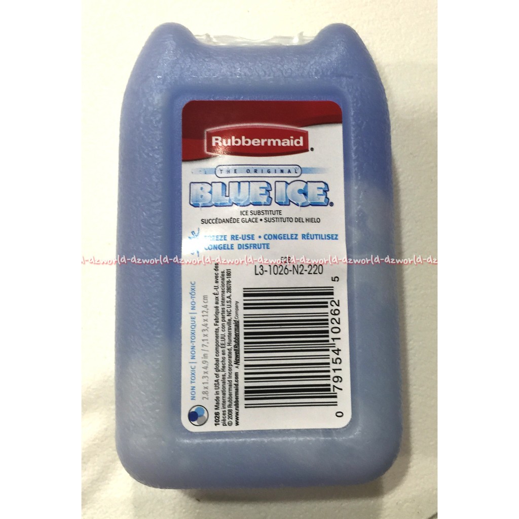 Rubbermaid Blue Ice es awet 7,1cm Pengganti Batu Es Ice Pack Original