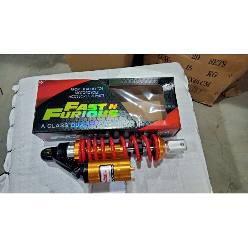 PROMO SHOCK ABSORBER MIO Tabung Atas Skok Belakang FAST N FURIOUS 310MM
