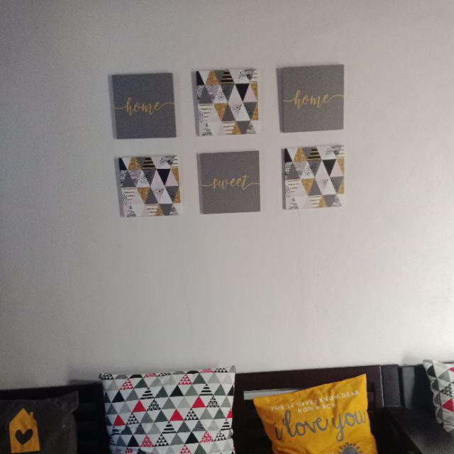 Craftpedia Hiasan Dinding Home Sweet Home 1 Set Swa16