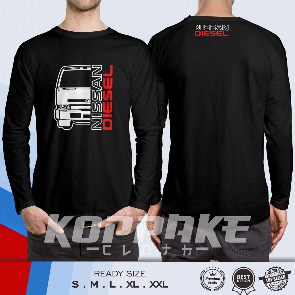 Kaos Mobil Nissan Diesel Lengan Panjang Baju Otomotif