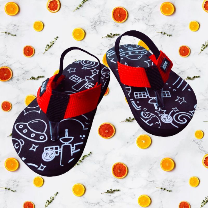 Sandal Karakter anak murah sendal Sepatu Sandal Space usia 1-2 tahun [ BAYAR DITEMPAT ]