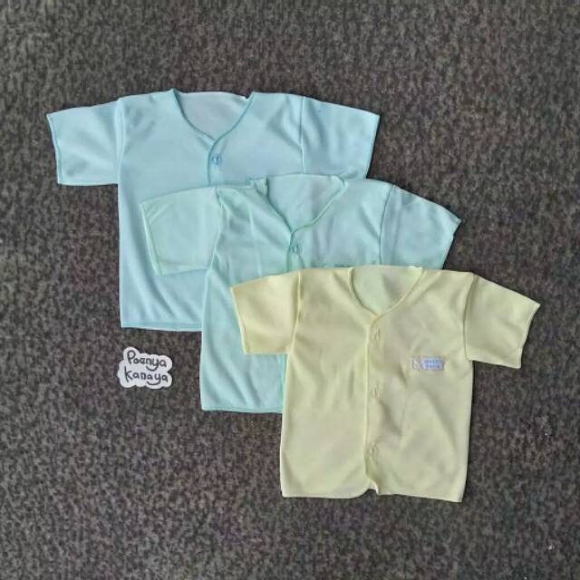 3 PCS Baju bayi Lengan Pendek New Born Arimbi