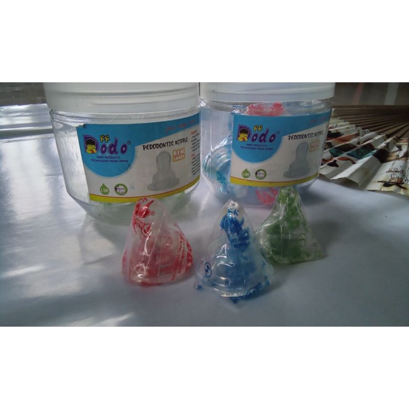 DOT SILICONE NIPPLE DODO 1 PCS S M L / DOT GEPENG