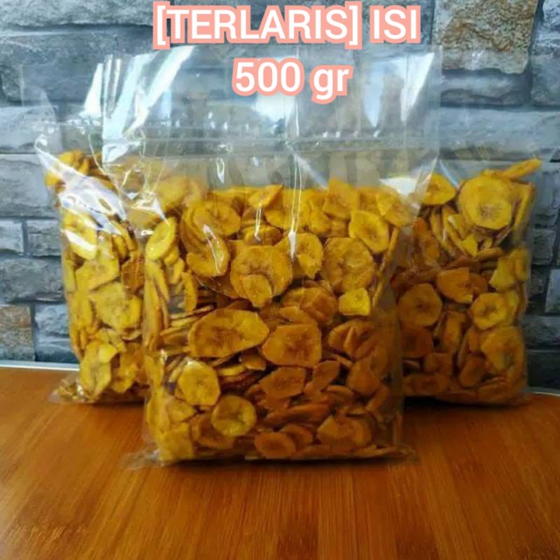 

[TERLARIS] KERIPIK PISANG KOIN RASA NANGKA 500 GR