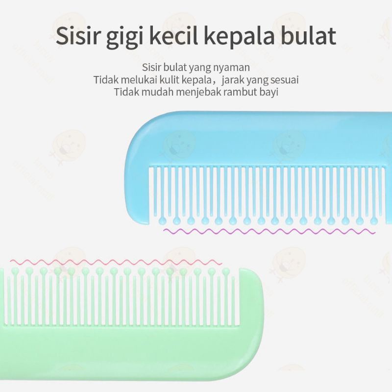 Sisir Bayi Bahan Lembut dan Tebal