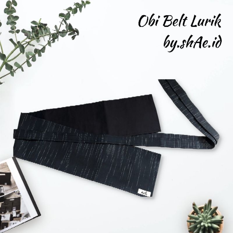 OBI BELT | OBI BELT BATIK LURIK | Ikat Pinggang Kain