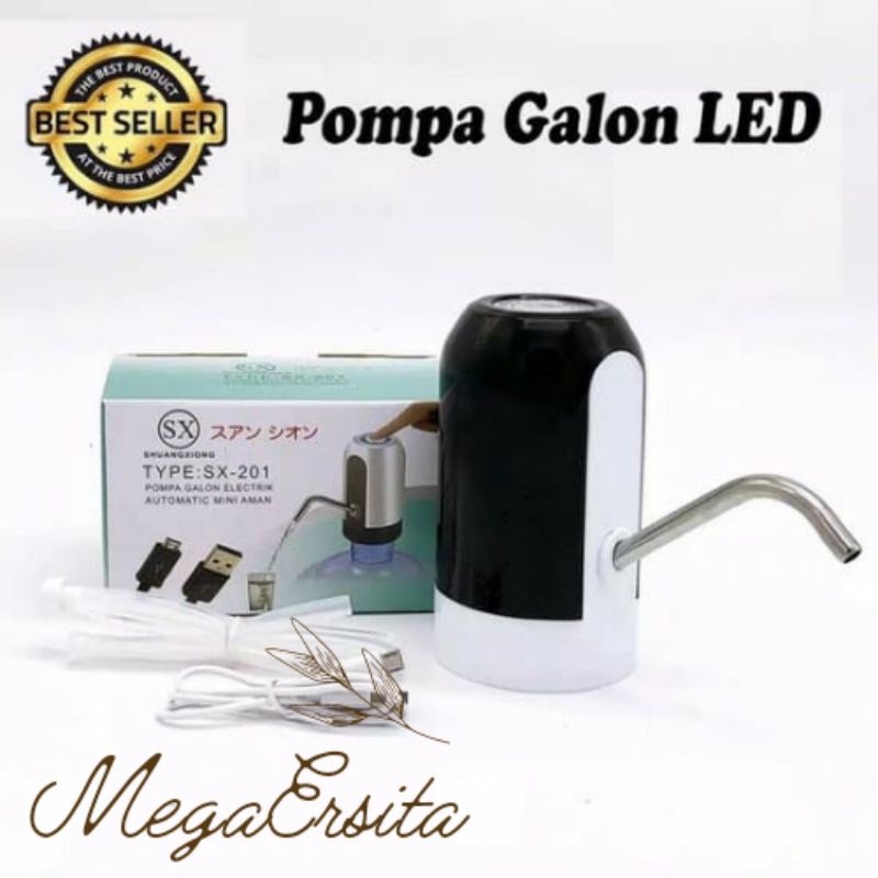 Water Electric Pump Usb Carge - Pompa Air Galon Electric Portable