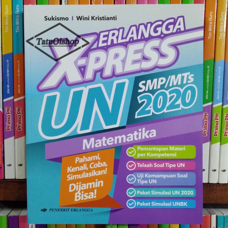 ERLANGGA XPRESS UN SMP/MTs 2020 MATEMATIKA ORIGINAL