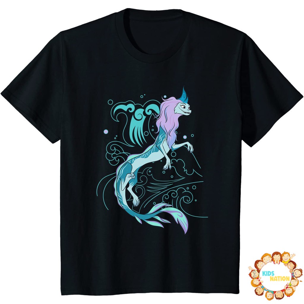 Baju anak Disney Raya and the Last Dragon Sisu Water Dragon T-Shirt