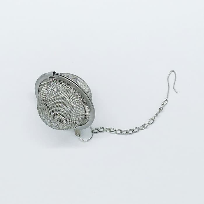 

Tea Ball Strainer Infuser Stainless Chain Saringan Teh bulat 4.5 cm