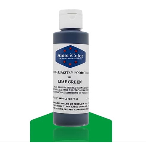 

Americolor LEAF GREEN d 4.5oz (128gr) Soft Gel Paste