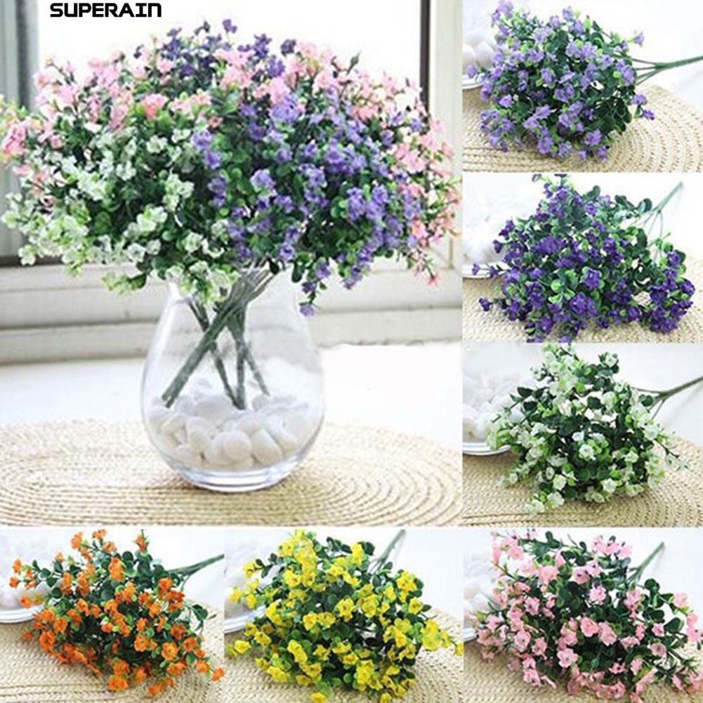 European 1 Bouquet Artificial fake Flowers Vivid chrysanthemum Home Decor HU