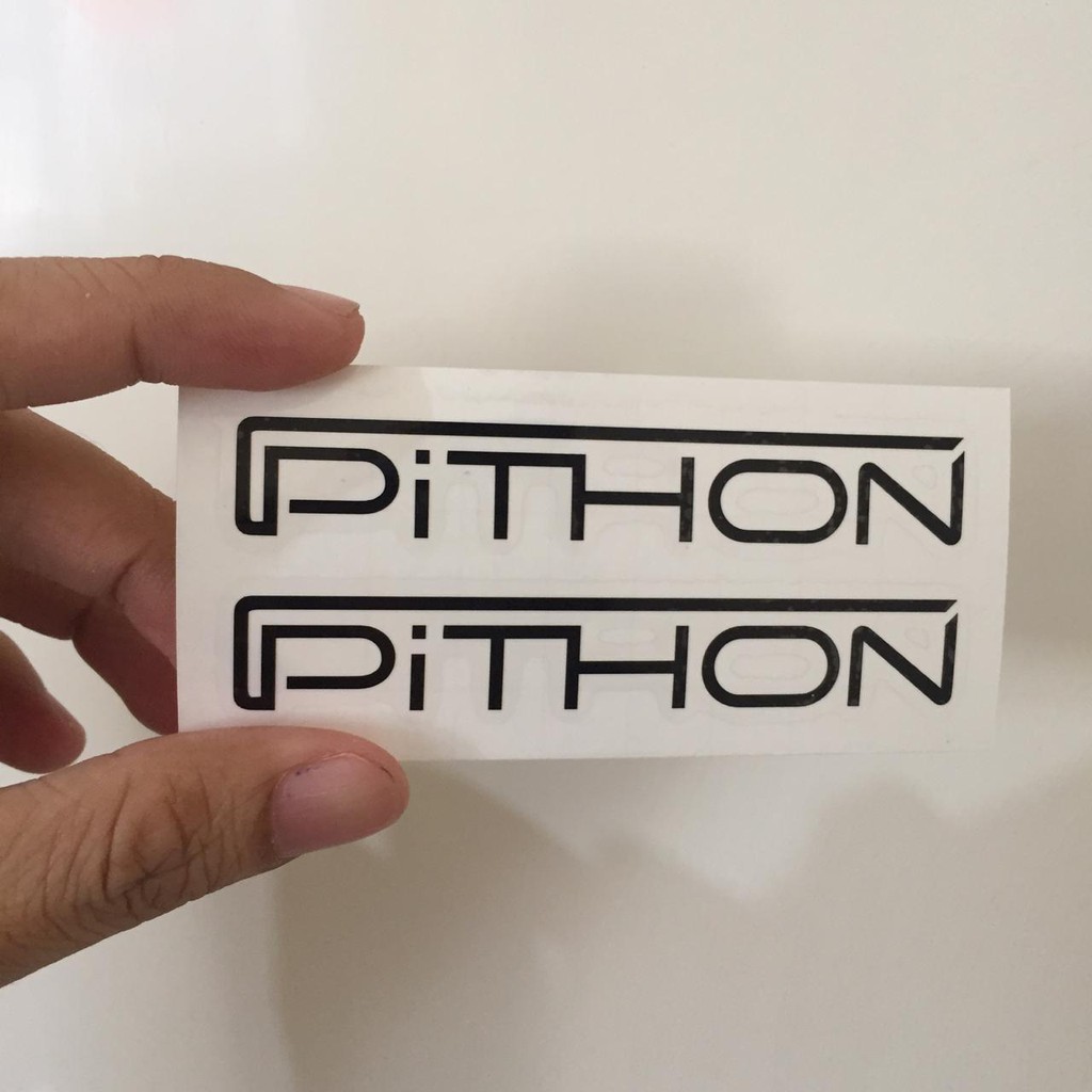 CUTTING STICKER FRAME SEPEDA PACIFIC PITHON LOGO