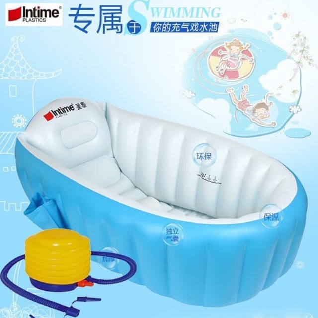 Intime baby bath up tempat mandi bayi plus pompa bathup baby bath up baby mandi bayi murah intime