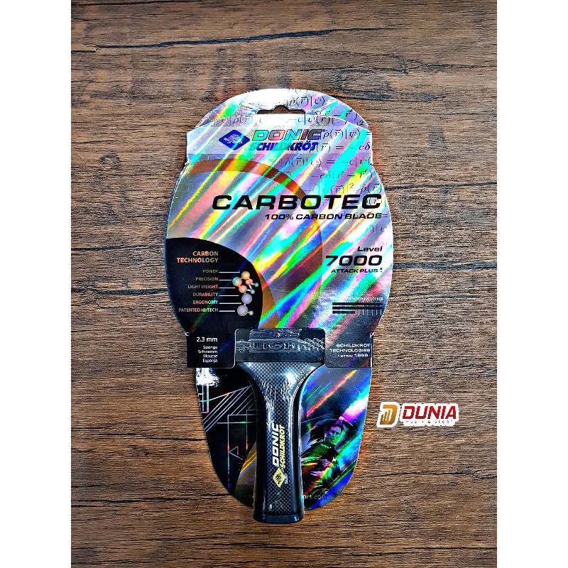 DONIC CARBOTEC LEVEL 7000 TABLE TENNIS RACKET ORIGINAL / BET PINGPONG